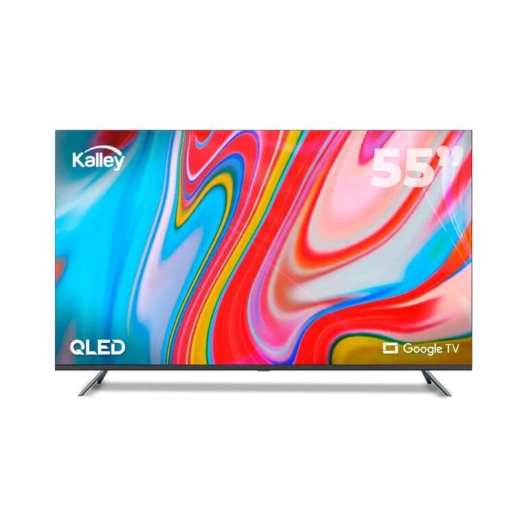 Televisor Kalley 55″ Pulgadas – 139 Cm 4K-UHD QLED – Smart Tv – Google Tv