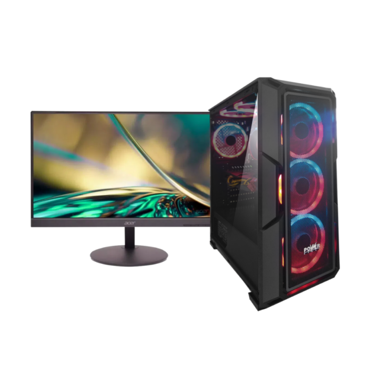 Torre Power Group – AMD Ryzen 7 5700g- Ssd 512Gb – Ram 16Gb – 23.8″ – RTX 3050 6GB +Mouse y Teclado
