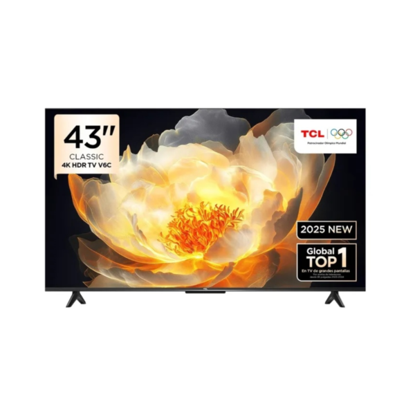 Televisor TCL 43" Pulgadas 43V6C - 109 Cm 4K-UHD LED - Smart Tv - Google Tv
