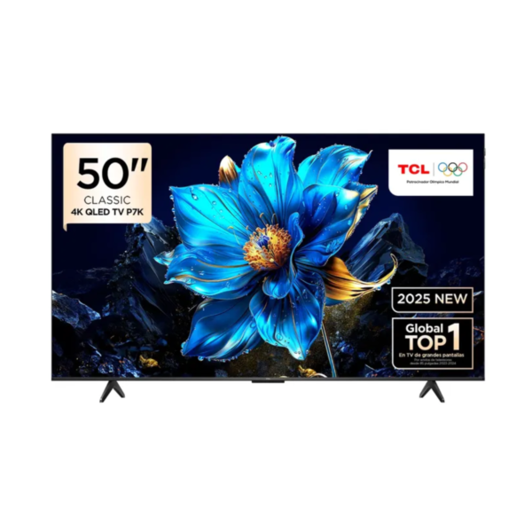 Televisor TCL 50" Pulgadas 50P7K - 127 Cm 4K-UHD QLED - Smart Tv - Google Tv