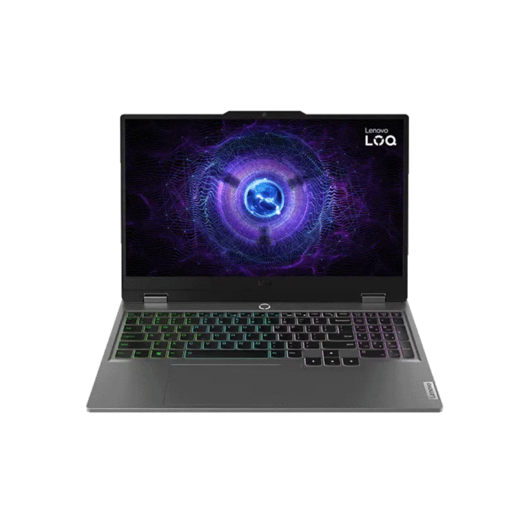 Lenovo Gaming Loq 15IRX9 – Intel Core i5 12450HX / SSD 512GB – DDR5 RAM 16 GB / NVIDIA GeForce RTX 3050 -15.6 FHD