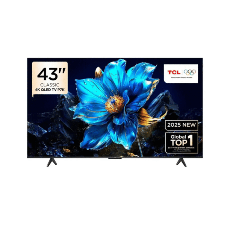 TCL 43 Pulgadas 109 cm 43P7K 4K-UHD QLED – Smart TV – Google