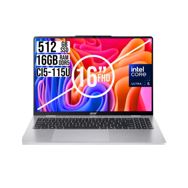 Acer AL16-53P-56S5 – Intel Core Ultra i5 115U – SSD 512GB / DDR5 16GB – 16″ WUXGA